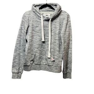 Reflex Hoodie Pullover Sweatshirt Drawstring Pockets Heather Gray Large